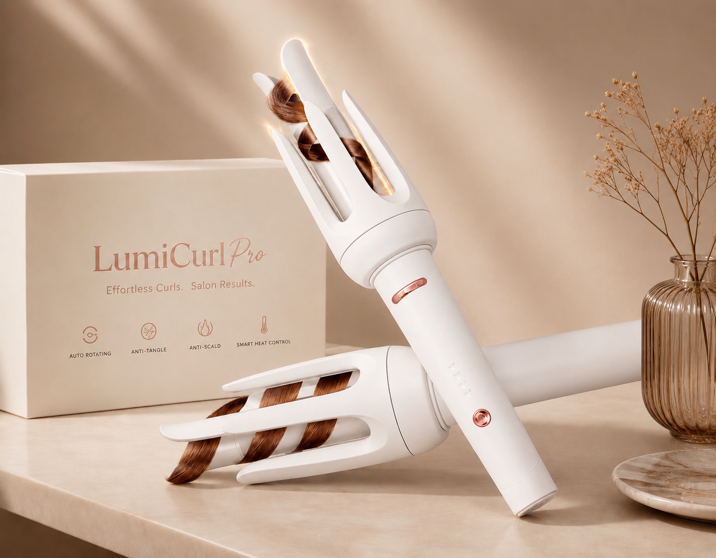 LumiCurl Pro Automatic Curling Iron